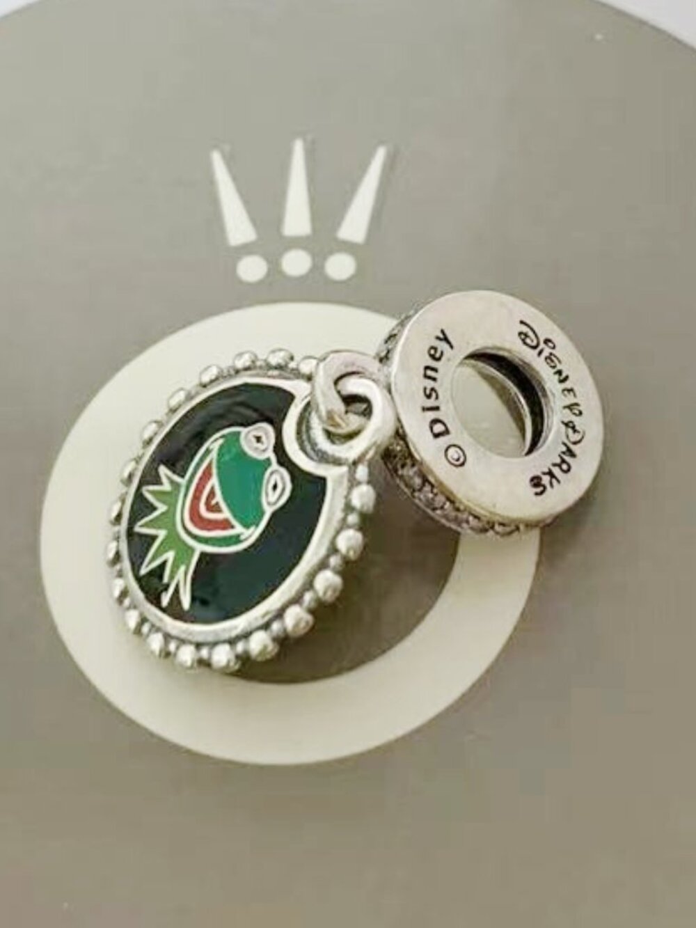 Pandora Disney Muppets Kermit Dangle Charm